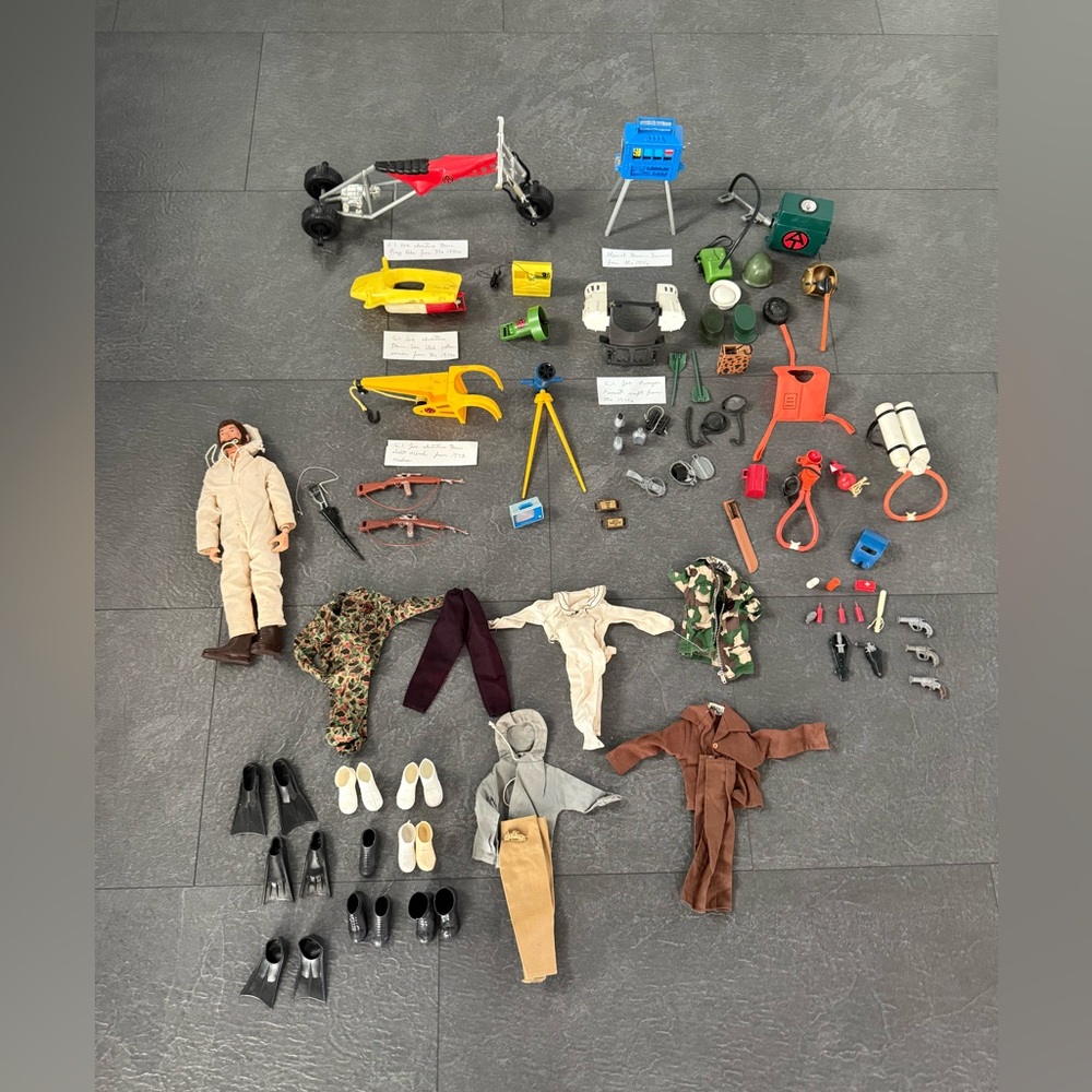 Gi Joe adventure team set Late 60's early 70's